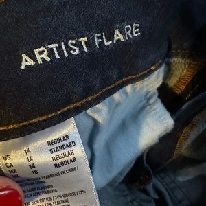 American Eagle Artist Flare size 14 Regular Women AE